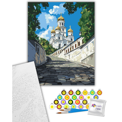 Картина по номерам ArtCraft Андріївська церква 40х50 см (11071-AC) Вінниця - фото 2