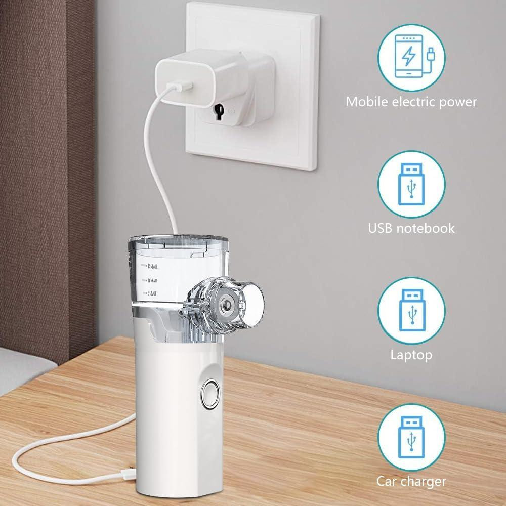 Портативний інгалятор ADDLIVE для дорослих та дітей з насадками, для дому та подорожей, два режими небулайзер Київ - фото 3