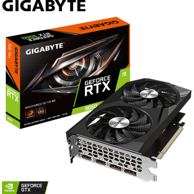 Відеокарта GIGABYTE GeForce RTX3050 8Gb WINDFORCE OC V2 (GV-N3050WF2OCV2-8GD) Вінниця - фото 8