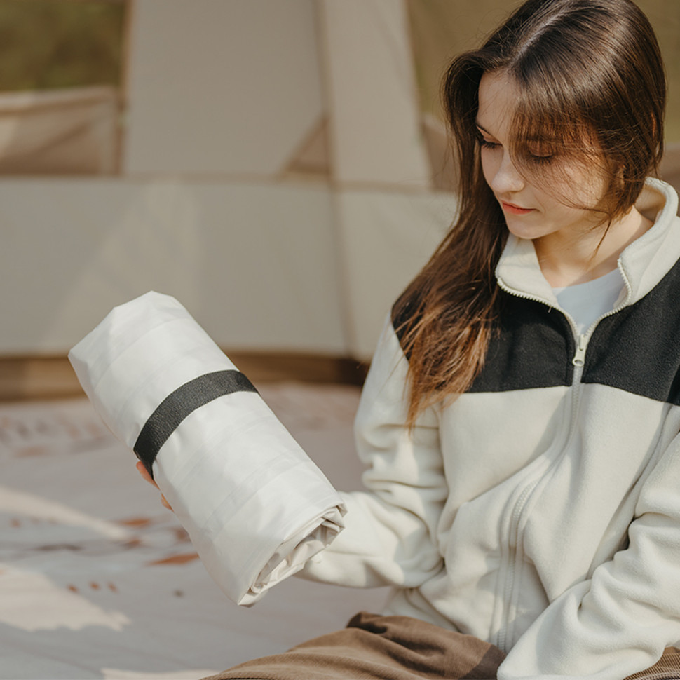 Матрац туристичний надувний одномісний Naturehike CNK2450WS034, 198х68х9.5 см, коричневий, для кемпінгу із мішком для надування Киев - изображение 5