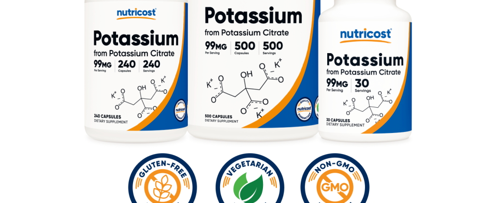 Potassium, 99 mg , 30 Capsules Луцьк - фото 3