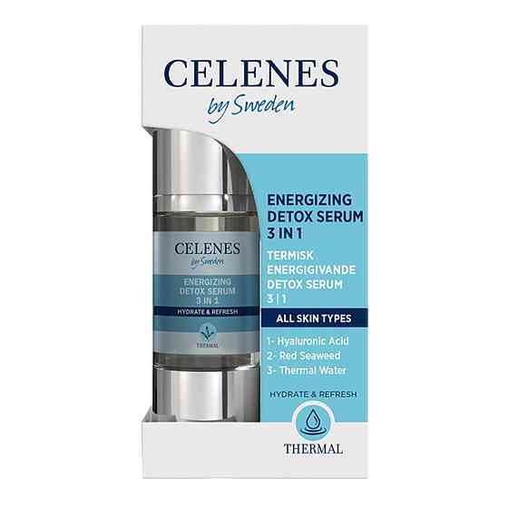 Термальная энергезирующая детокс сыворотка 3 в 1 Celenes 30 мл Киев