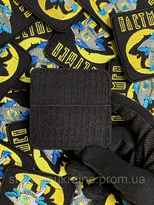 Шеврон Бетмен (Форма прямокутна. На липучці) Розмір 8x8см Київ - фото 7