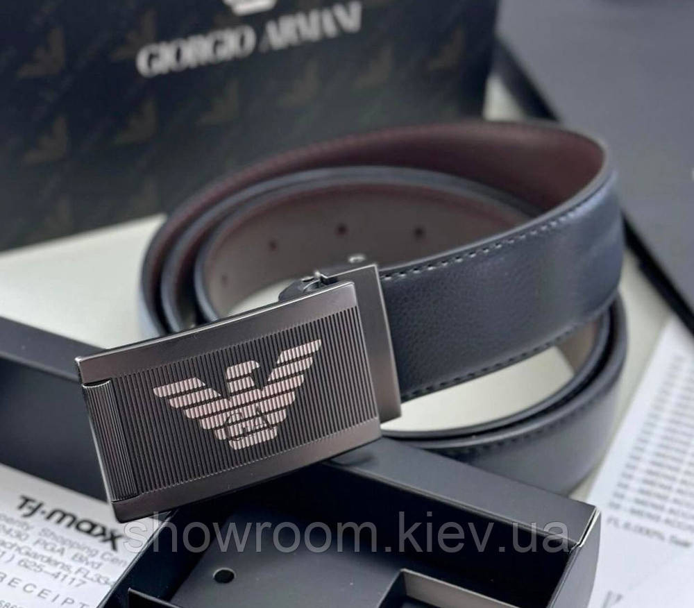Ремень и две пряжки в подарочной коробке GA (315) Киев - изображение 5