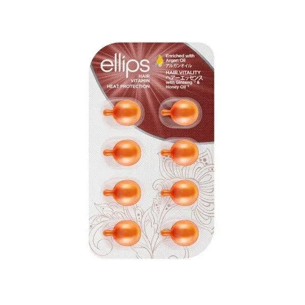 Витамины-масло для волос Увлажнение с экстрактом Женьшеня и Меда Ellips 8 шт Киев - изображение 1