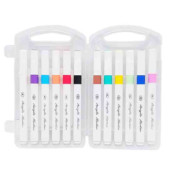 Набор акриловых маркеров A-911-12 в пластиковом боксе 12 цветов Винница