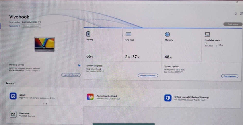 Ноутбук ASUS Vivobook 15X OLED R5 7530/ 16/512Gb. Харків - фото 6