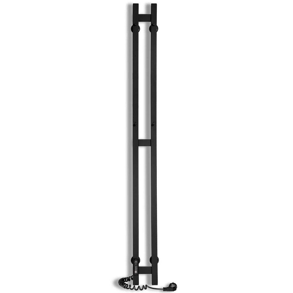 Електрична сушарка для рушників Laris Зебра ДУЕТ 80х1200 Е чорний Київ - фото 1