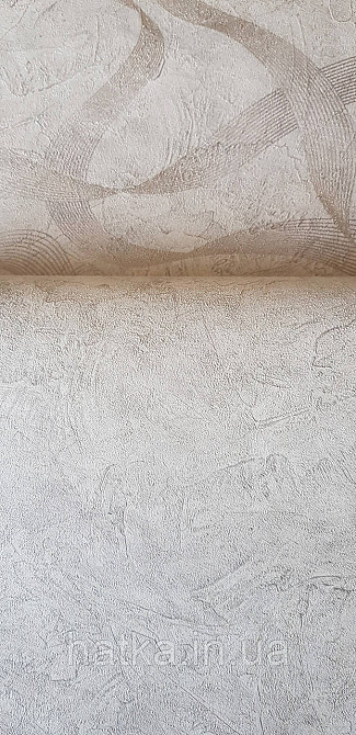Шпалери метрові вінілові на флізеліні Sintra Vila під штукатурку мазки структурні бежеві 532447 Київ - фото 3