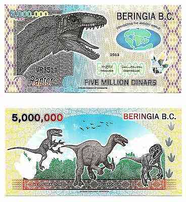 Beringia Берингия - 5000000 Dinars 2013 UNC Полтава