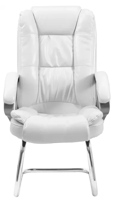 Офісне Конференційне Крісло Richman California Lucky White Хром CF Білий Київ - фото 2