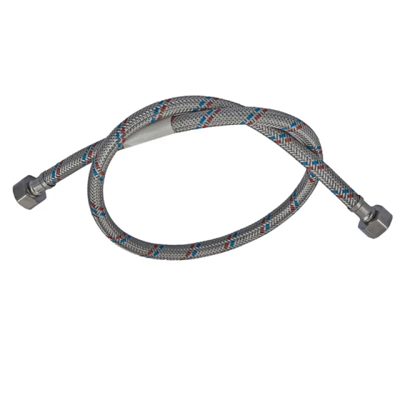 Гнучкий шланг для підключення води гайка 1/2'' - гайка 1/2'' (100 см) Zerix (ZX1554)   ( 29404 ) Харків