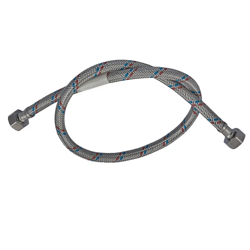 Гнучкий шланг для підключення води гайка 1/2'' - гайка 1/2'' (100 см) Zerix (ZX1554)   ( 29404 ) Харків - фото 1