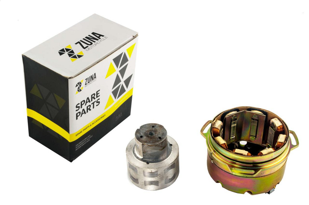 Генератор мотоцикл Мінськ 14V 65W (43.3701) (6+2) (#JING) Мукачево - фото 1