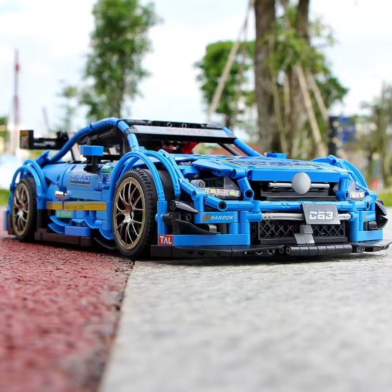 Конструктор детский спорткар.Спортивная машина Mercedes-Benz AMG G63 на управлениии на 1989 деталей,синий Каменец-Подольский - изображение 6