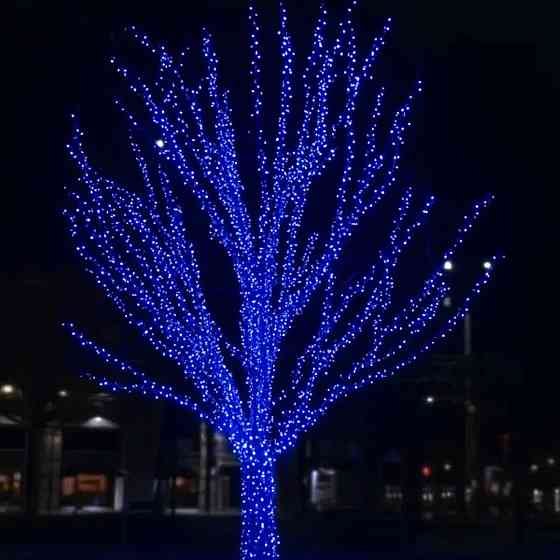 Гірлянда Нитка вулична 30 (м) 300 LED чорний провід Синій CF300L30MBBL Київ