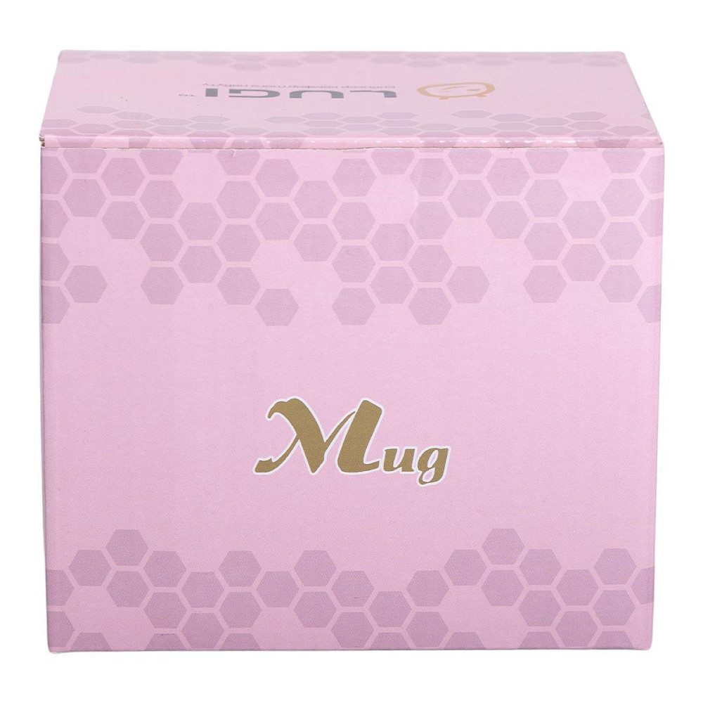 Кружка фарфоровая с золотым ободком и золотой ручкой 420 (мл) Бежевая RX-N240629BE Киев - изображение 5