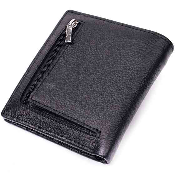 Жіночий гаманець в класичному чорному кольорі ST Leather 19466 Чорний Київ