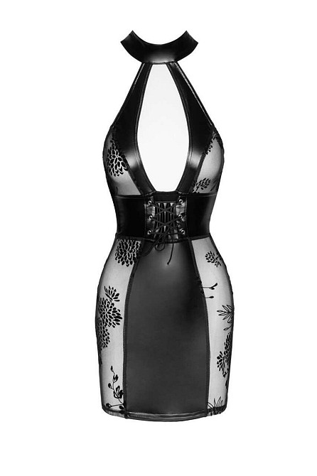 Платье Noir Handmade F238 Short tulle dress with powerwetlook inserts, S Sex Aura Киев - изображение 4