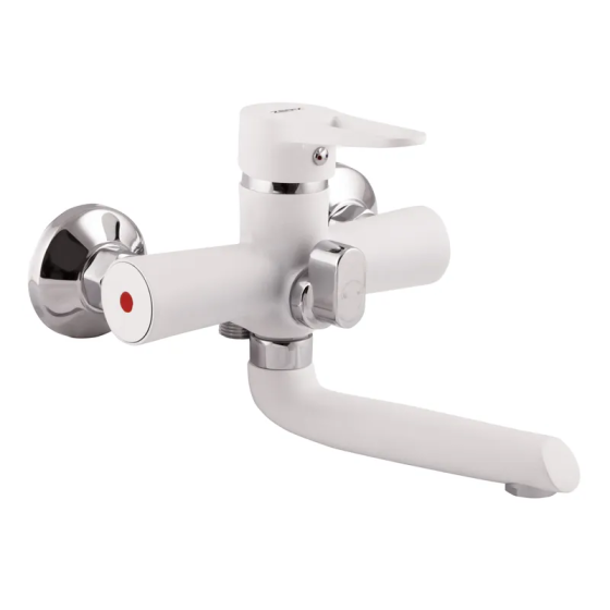 Змішувач для ванни Zerix PUD3 045 білий з універсальним дизайном Харків