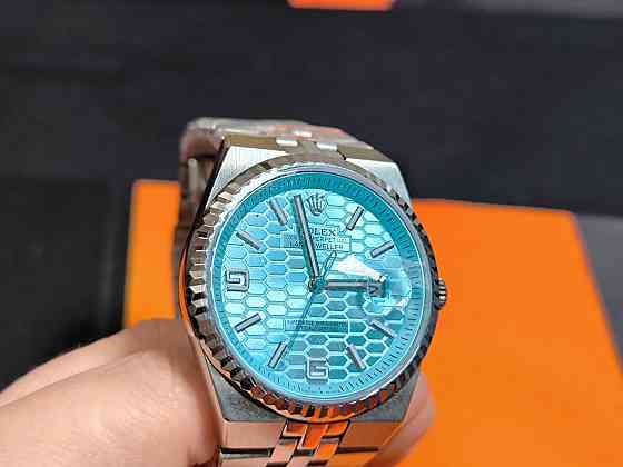 Чоловічий годинник Rolex Oyster Perpetual Land-Dweller Tiffany Blue Automatic Нові Харьков