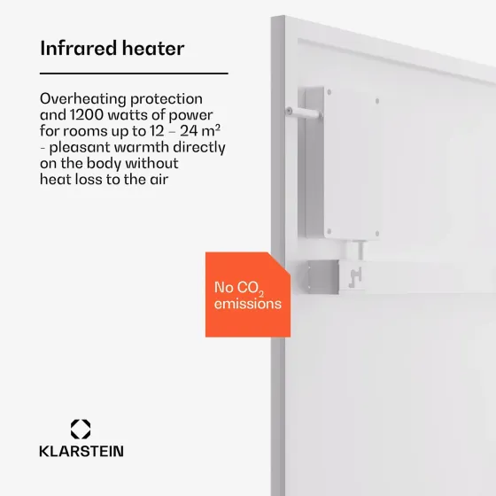 Инфракрасное полотно KLARSTEIN Wonderwall Smart Bornholm (10045472) 1200Вт 120х60см Германия Днепр