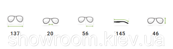 Женские брендовые безоправные очки Givenchy (68004) серые Киев - изображение 3