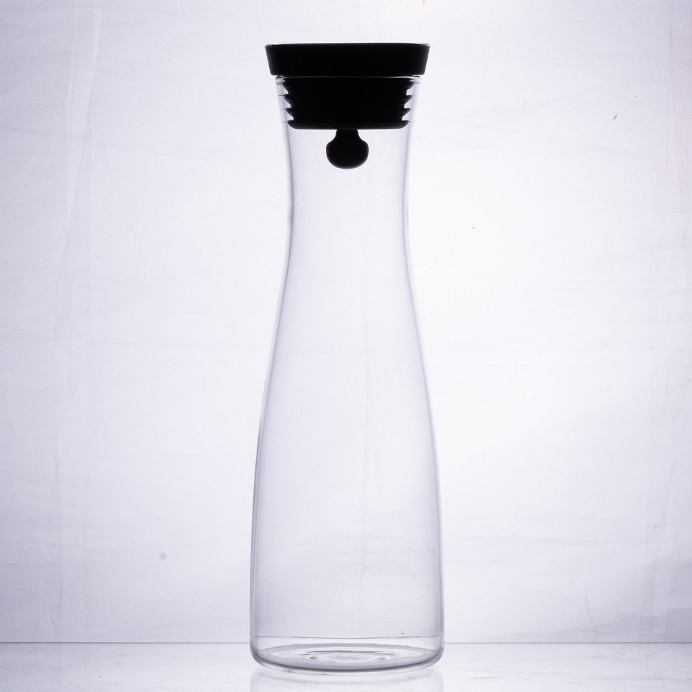 Скляний графин з кришкою 1 л для води, соку, лимонаду HP-19-42 Коломия - фото 1