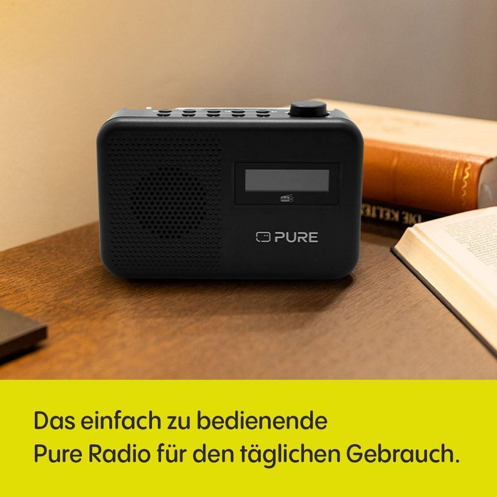 Радио портативное Pure DAB+/FM с Bluetooth, LCD-дисплеем, питание от сети или батареек, радиоприемник с часами Киев - изображение 2