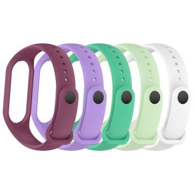 Ремінець до фітнес браслета Armorstandart комплект 5шт Xiaomi Mi Band 7/6/5 New Style Floral (ARM75059) Вінниця - фото 1