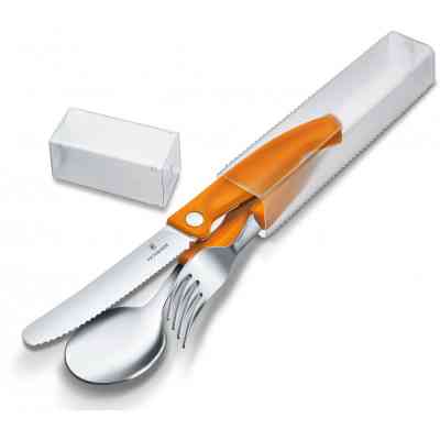 Набор столовых приборов Victorinox SwissClassic Table Set 3 шт Orange (6.7192.F9) Винница