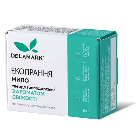 Глицериновое мыло с ароматом свежести DeLaMark 110 г Киев