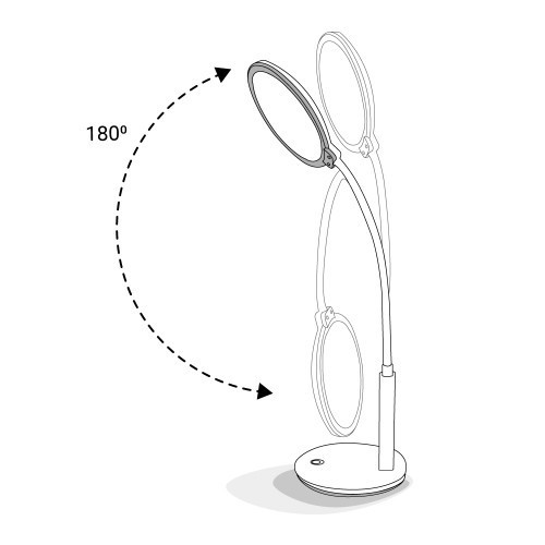 Настольная лампа для маникюра 16 Вт. 5000К Feron DE1730 Киев - изображение 4