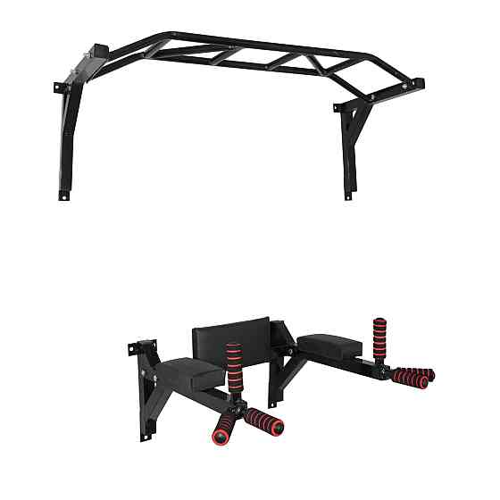 Турник брусья пресс стационарный 3 в 1 KZ-554 Спортивные стенки и турники для дома Киев