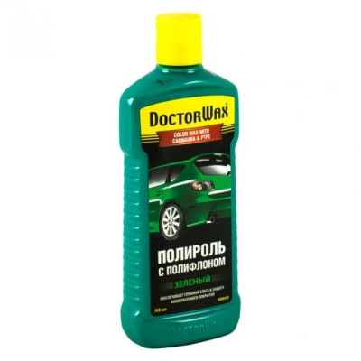Автополироль DoctorWax цветная с тефлоном зеленый. 300мл (DW8449) Винница - изображение 2