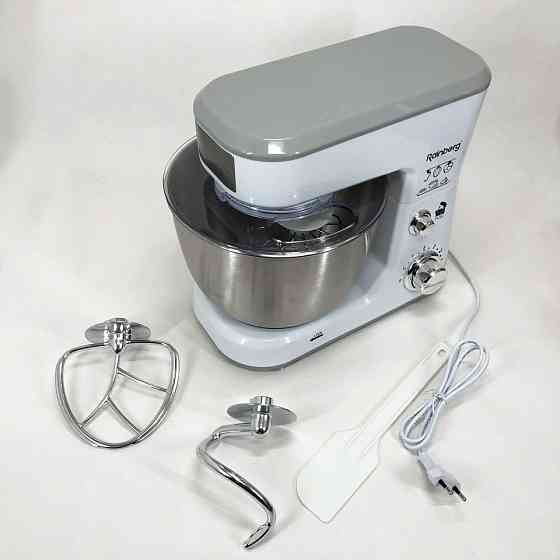 Безшумний кухонний комбайн, Міксер для приготування крему і соусів, Кухонний тістомісильник з насадками HL-41 Івано-Франківськ