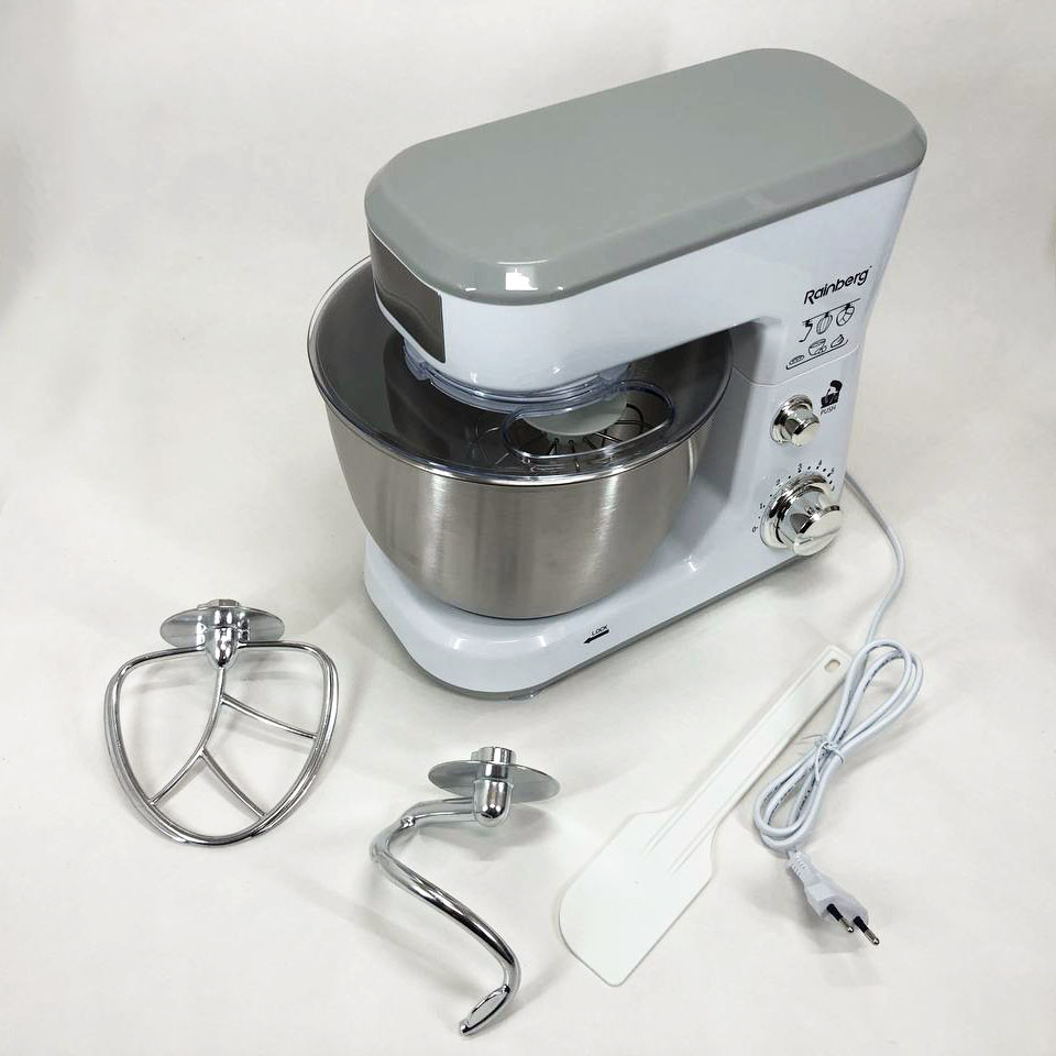 Безшумний кухонний комбайн, Міксер для приготування крему і соусів, Кухонний тістомісильник з насадками HL-41 Івано-Франківськ - фото 2