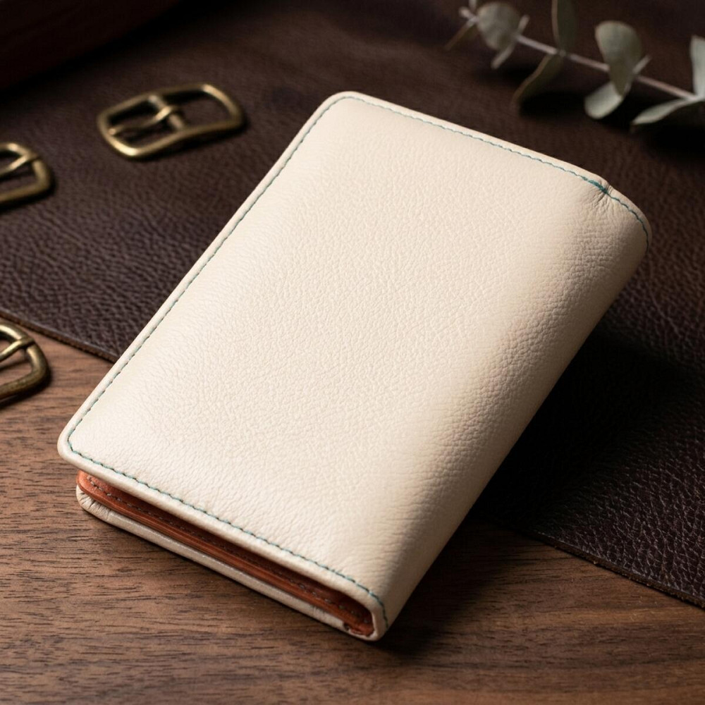 Вместительный кошелек для женщин из натуральной кожи ST Leather 22500 Белый Киев - изображение 14