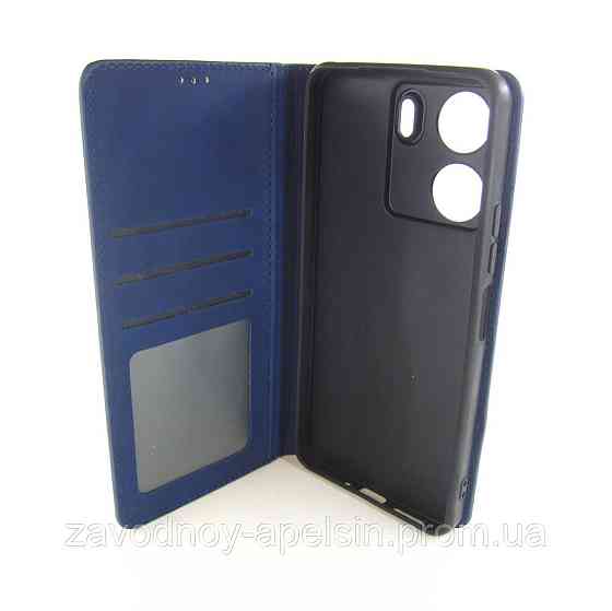 Чехол книжка Xiaomi Redmi 13C Poco C65 Защита камеры (синий) Одесса