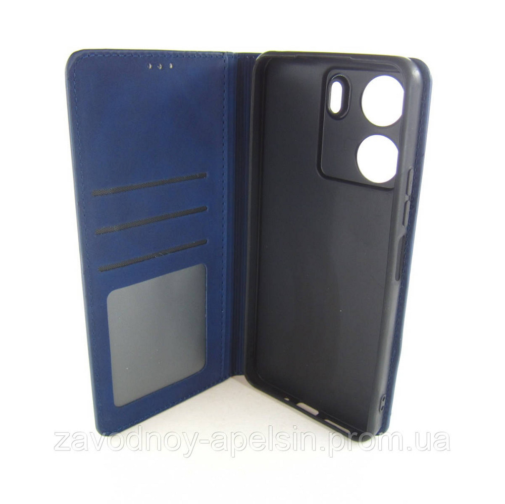 Чехол книжка Xiaomi Redmi 13C Poco C65 Защита камеры (синий) Одесса - изображение 3