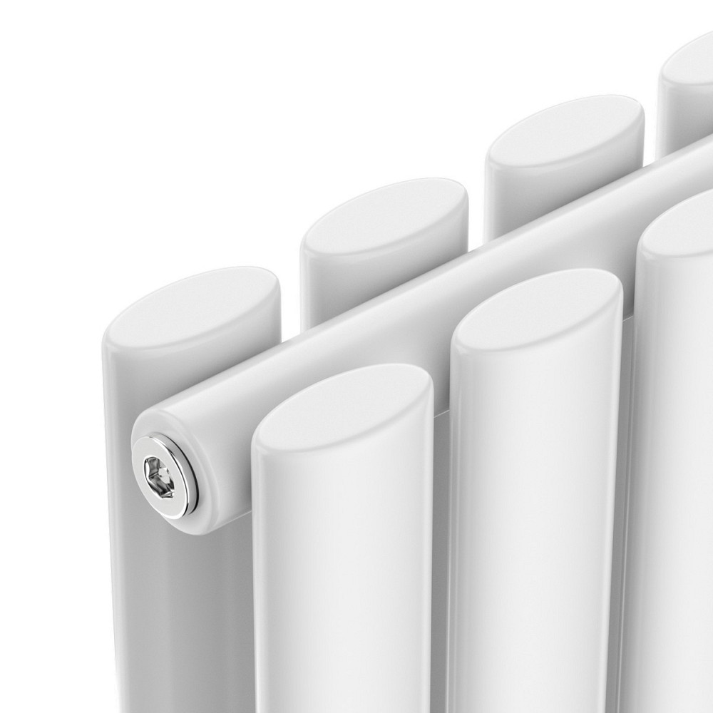 Вертикальный радиатор Ellipse Double 480х1800-8, anticor, белый Киев - изображение 4