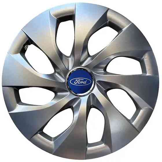 Автомобильные модельные колпаки R16 Ford 416 4шт, SJS, серебряные Киев