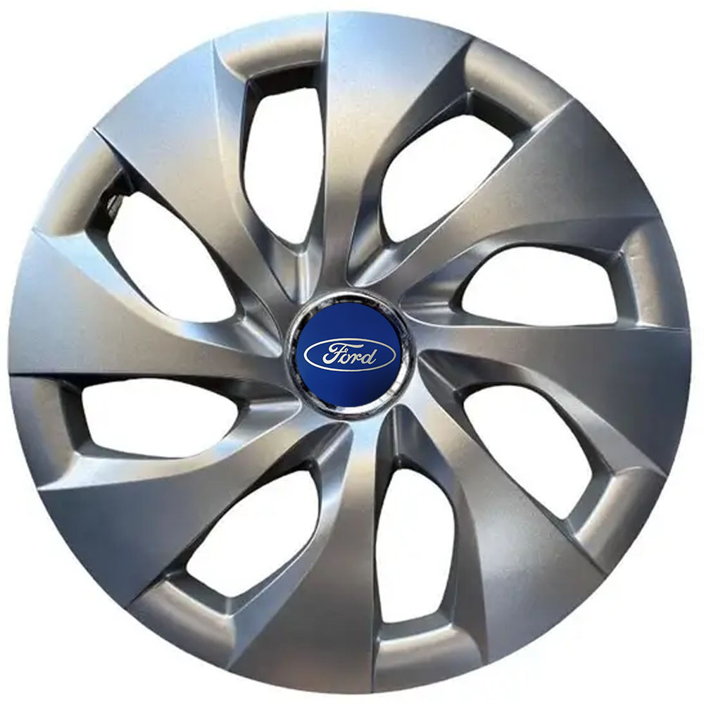 Автомобильные модельные колпаки R16 Ford 416 4шт, SJS, серебряные Киев - изображение 1