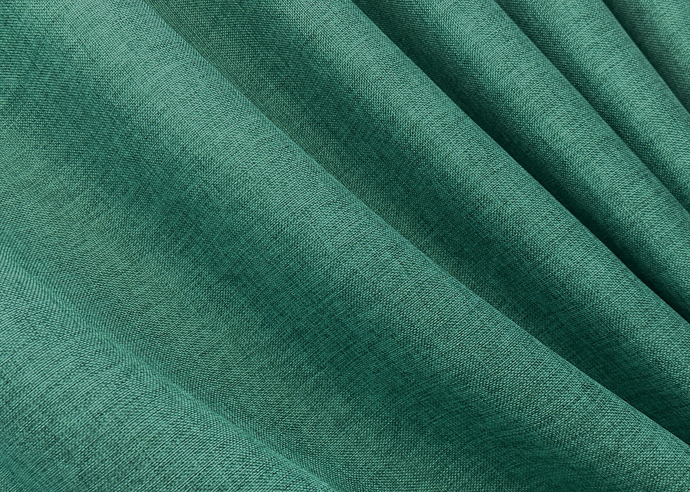 Комплект готовых штор VR-Textil Лен Мешковина № 111ш Бирюзовый 100х275 см 2 шт (31-053) Киев - изображение 6