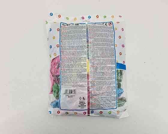 Повітряні кулі Панч-Болл асорті пастель шовкографія 18" (45 см) 100 шт Gemar (1 пач.) Харків