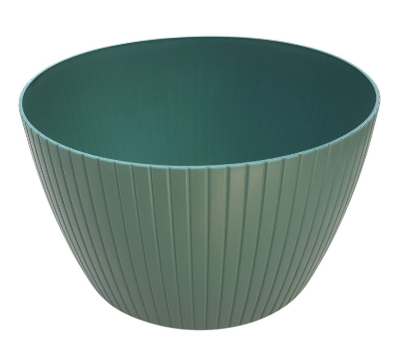 Горшок для растений PROSPERPLAST LAMIA DLAL240-2411U, зеленый Киев - изображение 2
