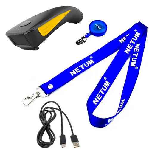 Беспроводной 1D 2D сканер штрихкодов USB Bluetooth АКБ, компактный, Netum C750 Винница