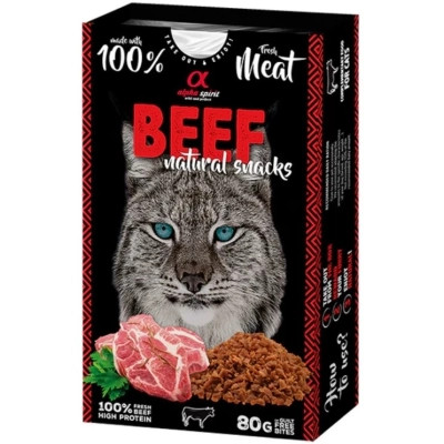 Лакомство для котов Alpha Spirit Cat Beef Natural Snacks с говядиной 80 г (8436586311759) Винница - изображение 1