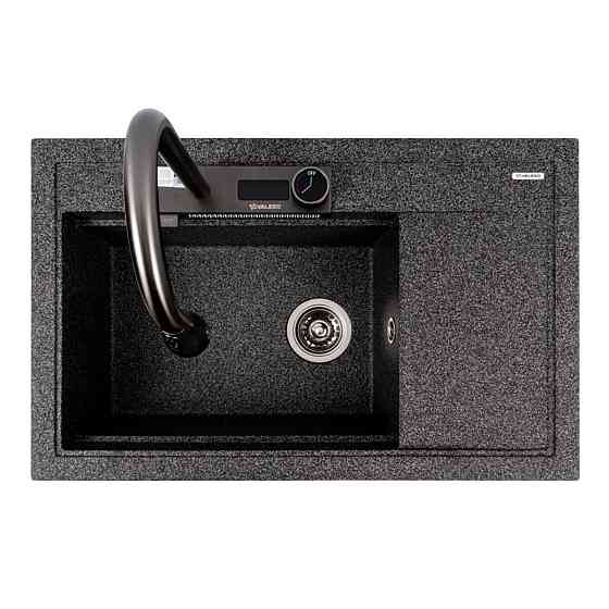 VALESO Гранітна мийка VALESO ATRUM 7950 матова Графіт Коломыя