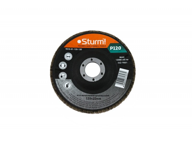 Круг зачисний пелюстковий (125x22 No120) Sturm 9010-01-125-120 (читувати опис) Рівне - фото 1
